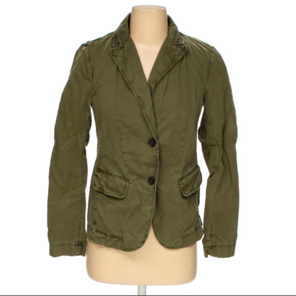 J. Crew Chino Twill Cargo Utility Blazer Jacket 2